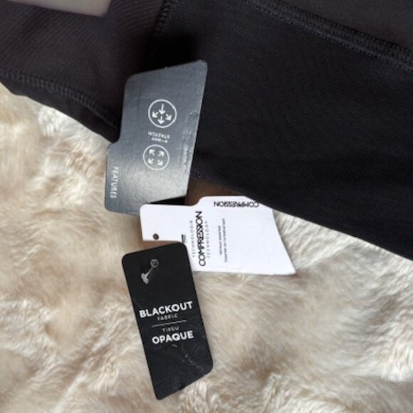 Move Black Compression Athletic Leggings with Mesh Ladies Size S  NWT - Picture 11 of 13